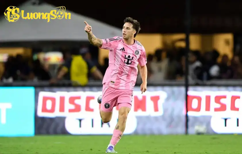 Baltasar Rodríguez lập siêu phẩm gỡ hòa cho Inter Miami (ảnh: MLS). Baltasar Rodríguez lập siêu phẩm gỡ hòa cho Inter Miami (ảnh: MLS).