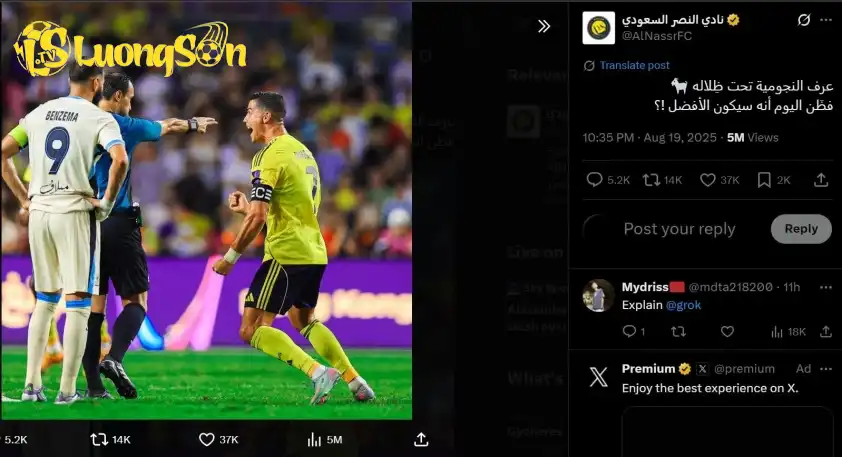 Al-Nassr thẳng thắn chỉ trích Karim Benzema (Ảnh: X CLB). Al-Nassr thẳng thắn chỉ trích Karim Benzema (Ảnh: X CLB).