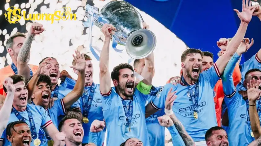 Khoảnh khắc huy hoàng của Gundogan cùng Man City. (Ảnh: Man City) Khoảnh khắc huy hoàng của Gundogan cùng Man City. (Ảnh: Man City)