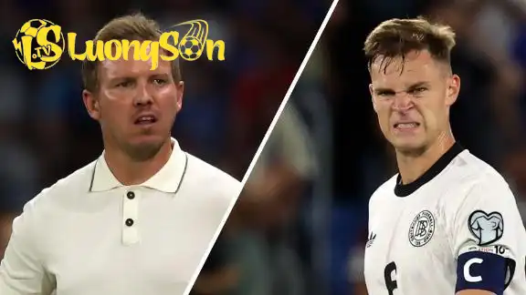 Cả hlv Nagelsmann và đội trưởng Kimmich đều bị truyền thông chất vấn sau trận đấu. (Ảnh ESPN) Cả hlv Nagelsmann và đội trưởng Kimmich đều bị truyền thông chất vấn sau trận đấu. (Ảnh ESPN)
